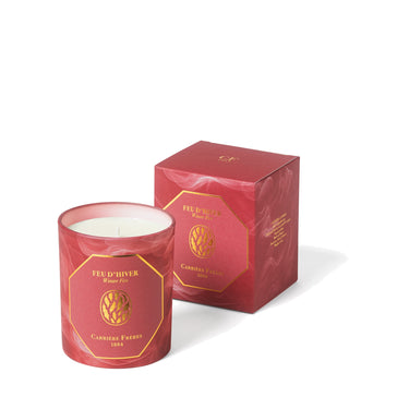 Winter Fire Candle