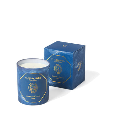 Winter Flower Candle