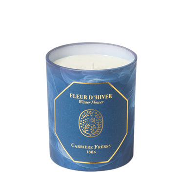 Winter Flower Candle
